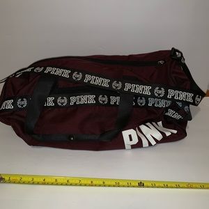 Victoria’s Secret PINK Maroon Duffel Bag